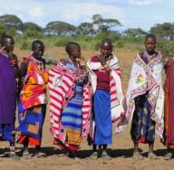 Predstavitev na temo afriškega plemena Maasai