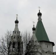 Εκκλησία της τριάδας που δίνει τη ζωή στο Trinity-Solenischevo
