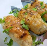 Piščančji zvitki z gobami: korak za korakom recept s fotografijo Kako kuhati piščančji zvitek z gobami in sirom